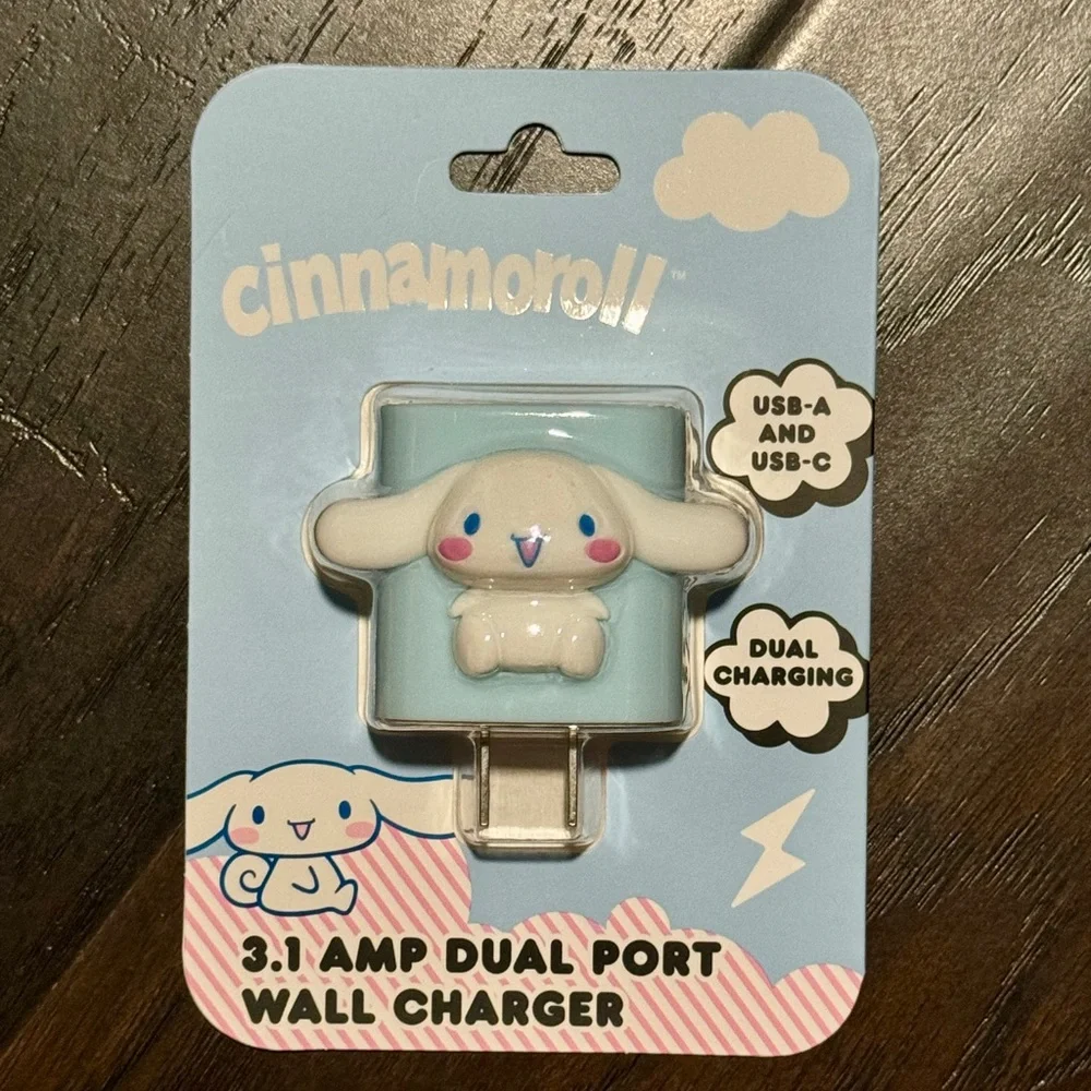 🐶 New! Cinnamaroll USB-A & USB-C Wall Charger